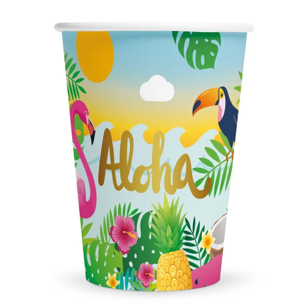 Aloha Pappmuggar 8-pack