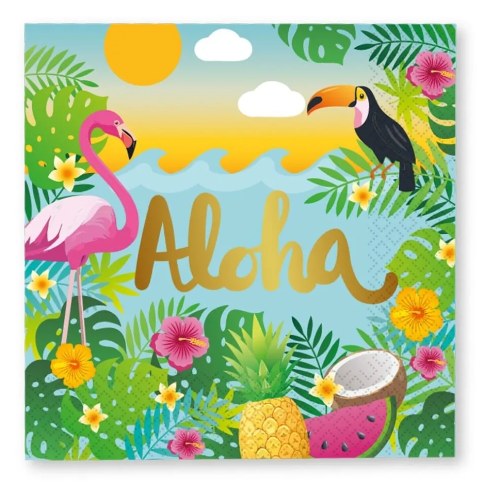 Aloha Servetter 20-pack