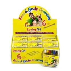 Ansiktskritor 6-pack