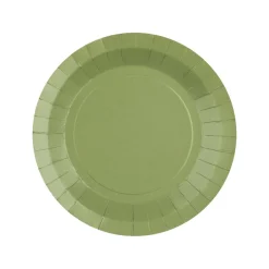 Assietter 17,5 cm - Olivgröna 10-pack