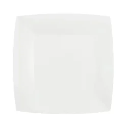 Assietter Fyrkantiga 18 cm - Vita 10-pack