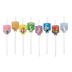 Asterix Pappsugrör 8-pack