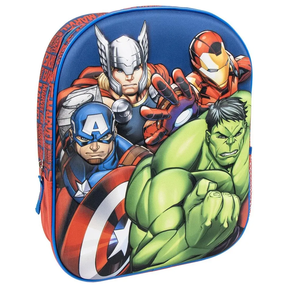 Avengers Barnryggsäck med 3D-effekt