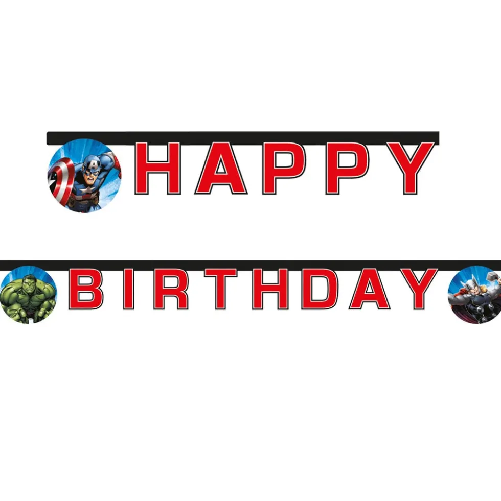 Avengers Girlang Happy Birthday