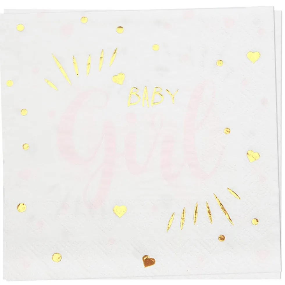Baby Girl - Servetter 20-pack