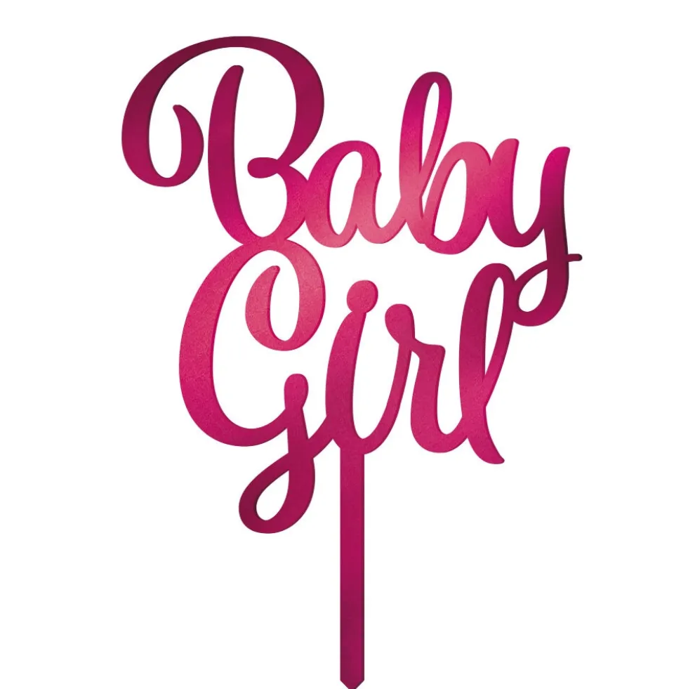 Baby Girl Tårtdekoration