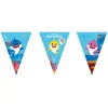 Baby Shark - Flaggirlang av papper 230 cm