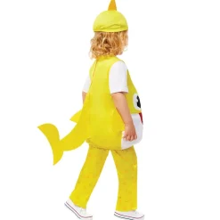 Baby Shark Gul Maskeraddräkt Barn 3-4 år