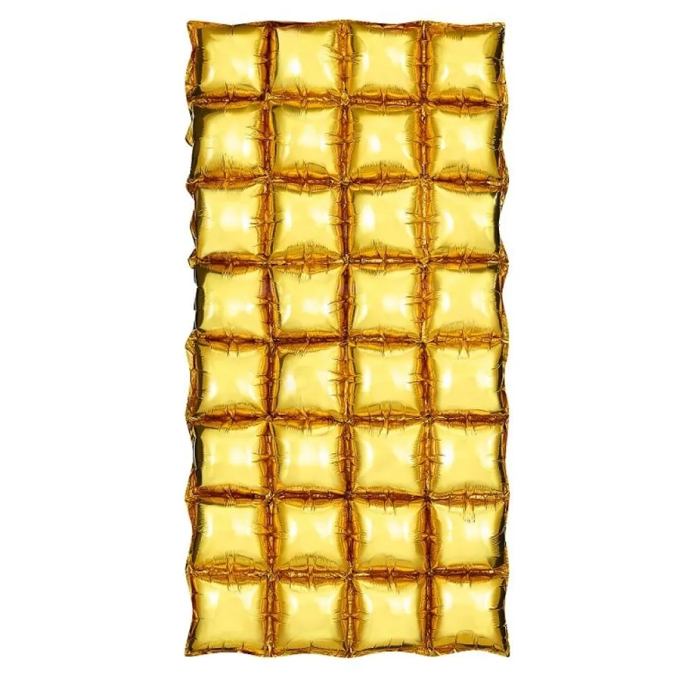 Backdrop Folieballonger Guld 110 x 55 cm