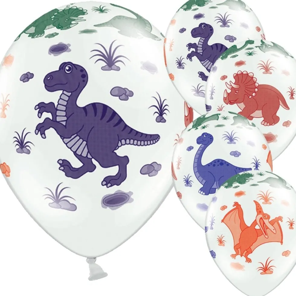 Ballonger Dinosaurier - Vita 6-pack