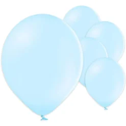 Ballonger Ljusblå 30 cm, 50-pack