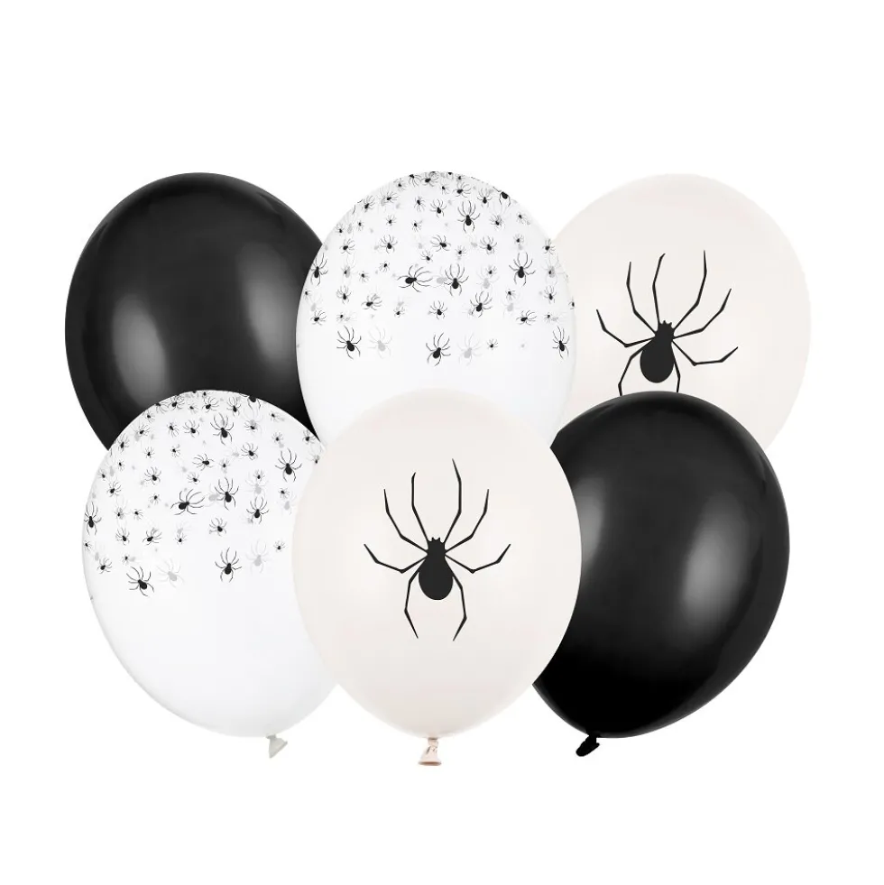 Ballonger med spindlar 6-pack