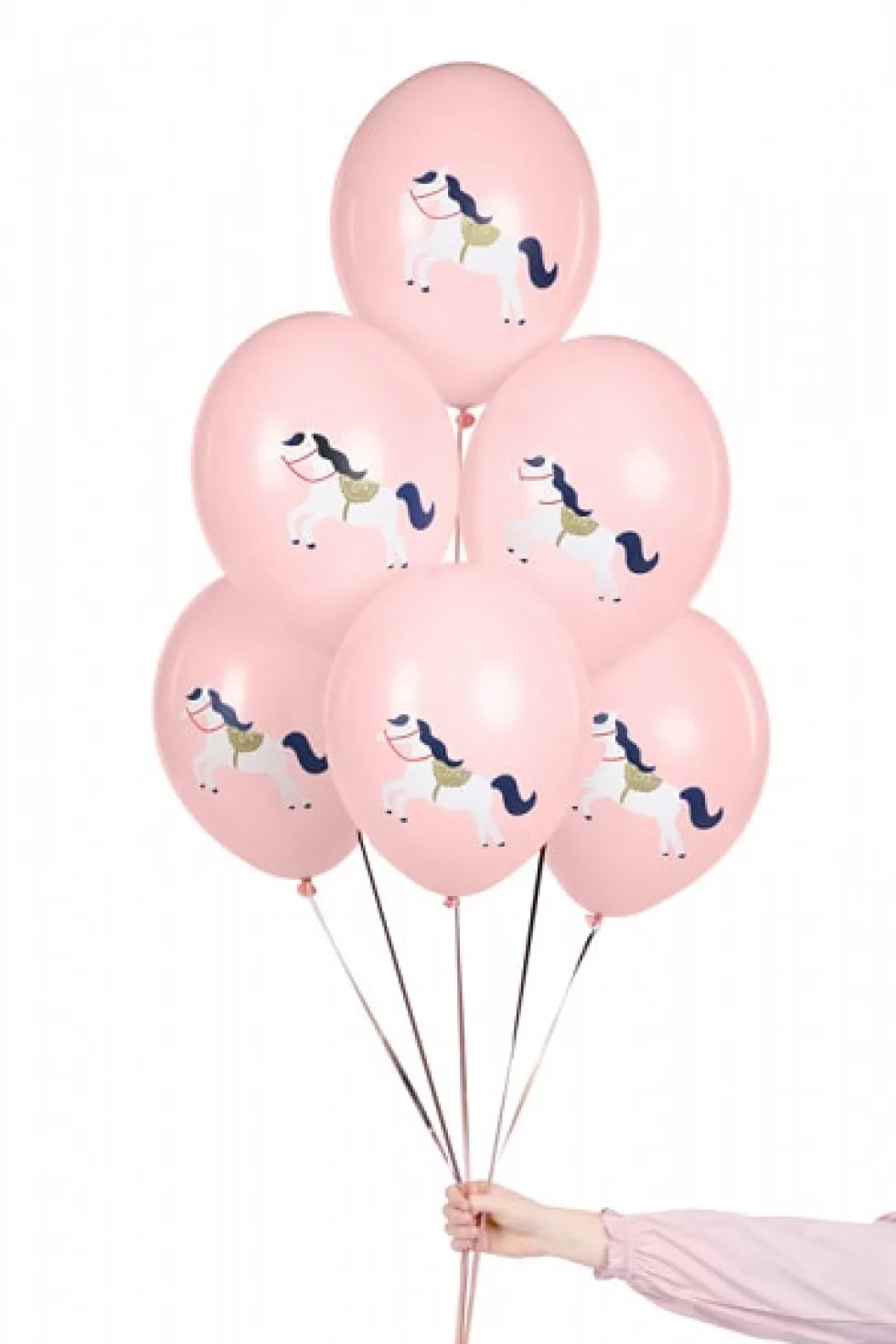Ballonger Rosa, Hästar 6-pack