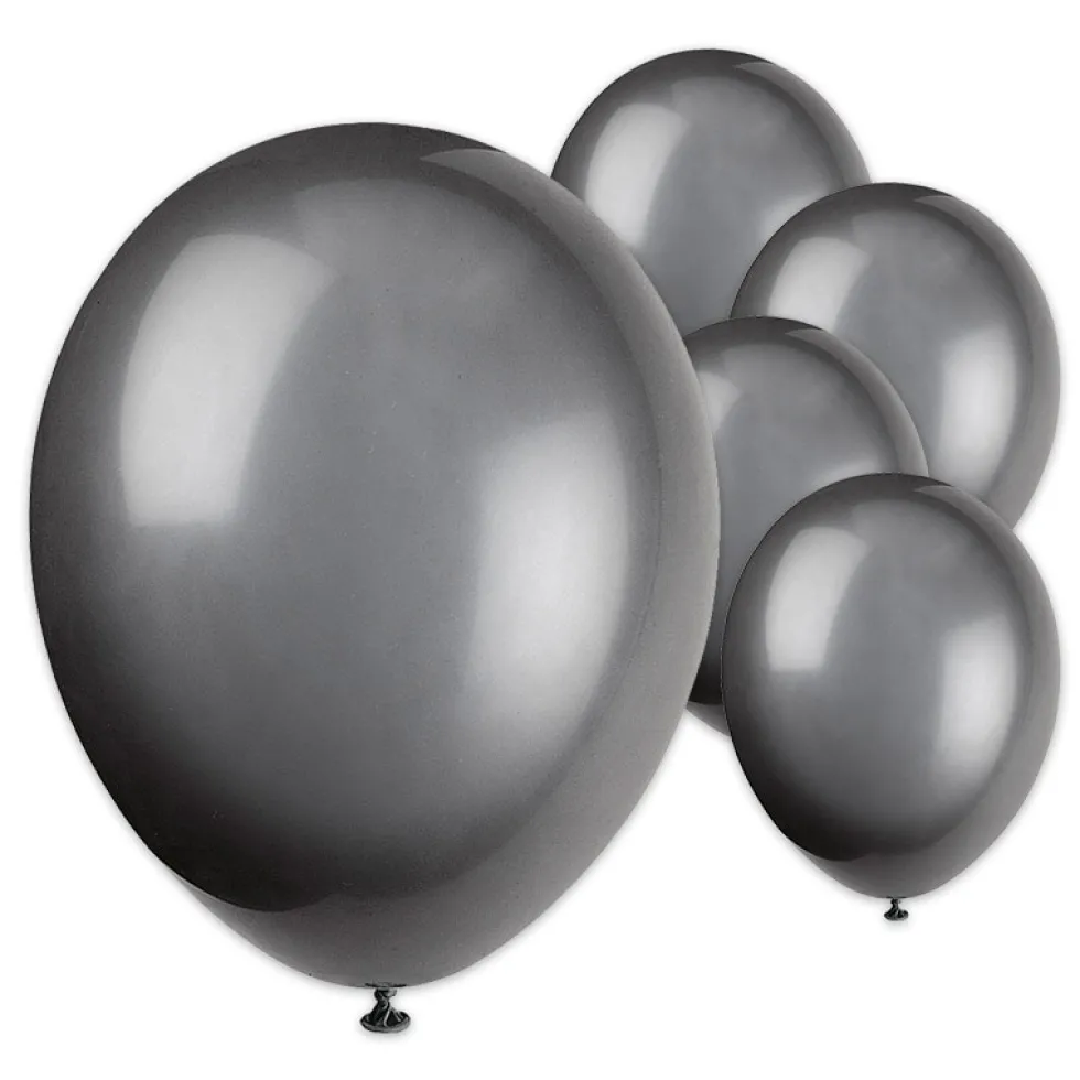 Ballonger - Svarta 10-pack