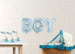 Ballonggirlang, Boy ljusblå 36 cm