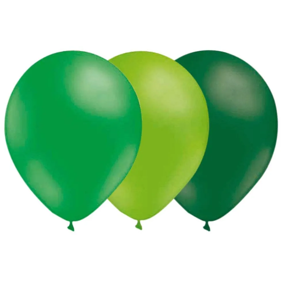 Ballongkombo, Grön-Limegrön-Mörkgrön 15-pack