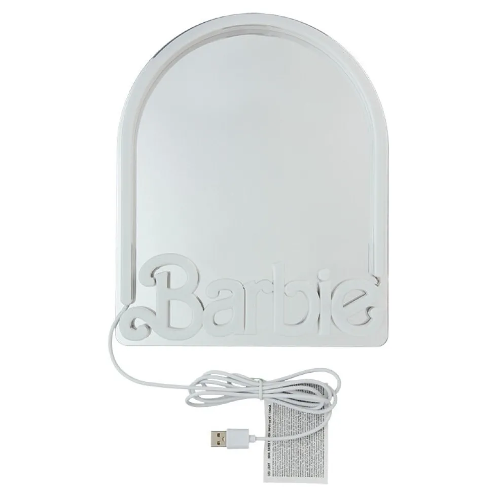 Barbie LED-Vägglampa med spegel