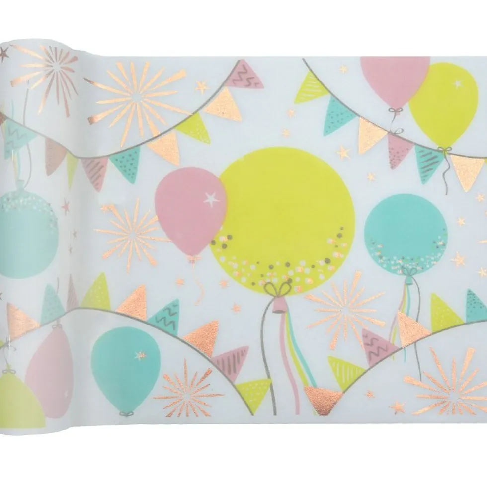 Birthday Cake Rosegold - Bordslöpare 3 meter