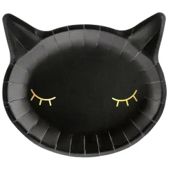 Black Cat Tallrikar 6-pack