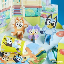 Bluey - Bordsdekorationer av papp 7-pack