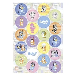 Bluey Muffinsbilder Sockerpasta 20-pack