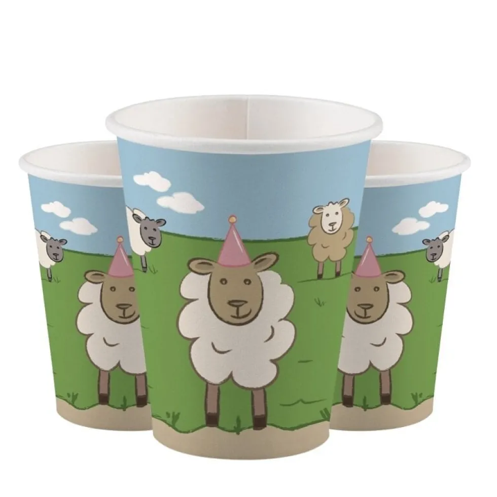 Bondgård - Pappmuggar 8-pack