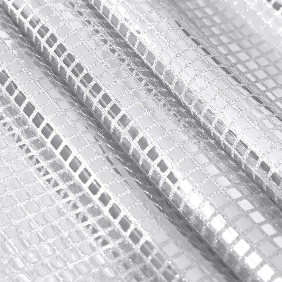Bordslöpare med silverfärgade paljetter 275 × 28 cm