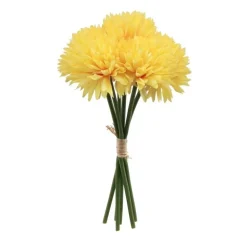 Bukett med gula Dalia 26 cm, 6-pack