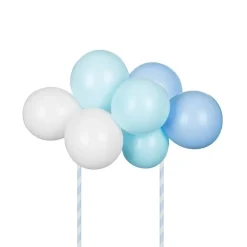 Cake Topper Ballongset Blå