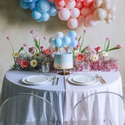 Cake Topper Ballongset Blå