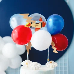 Cake Topper Ballongset Flygplan
