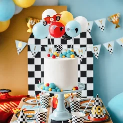 Cake Topper Ballongset Racer Car