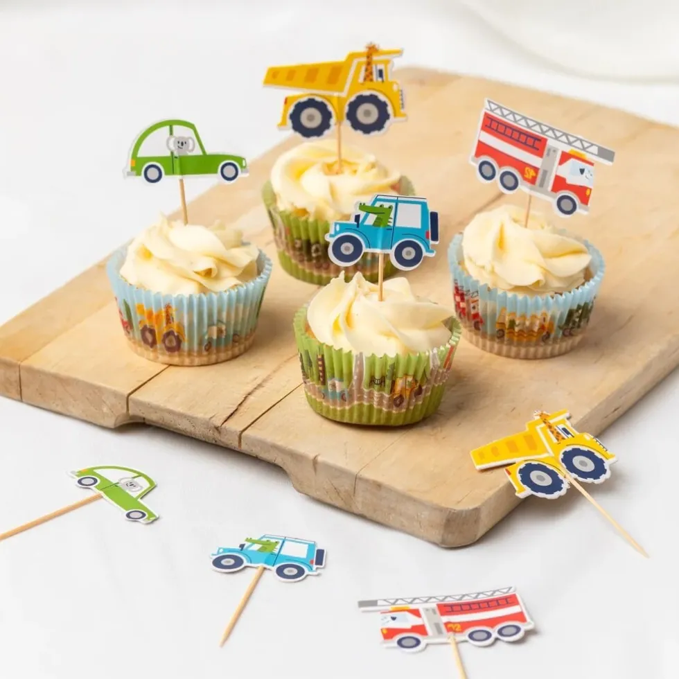Cake Toppers - Fordon 12-pack