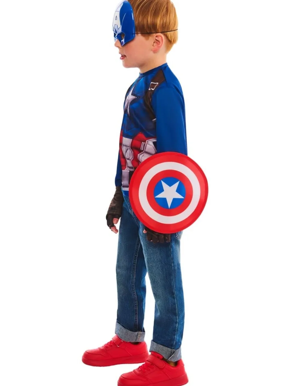 Captain America Maskeradset 4-6 år