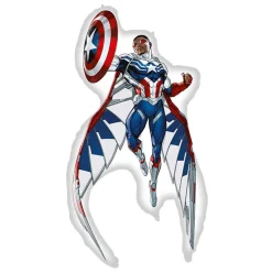 Captain America Sam Wilson 3D Folieballong 93 cm