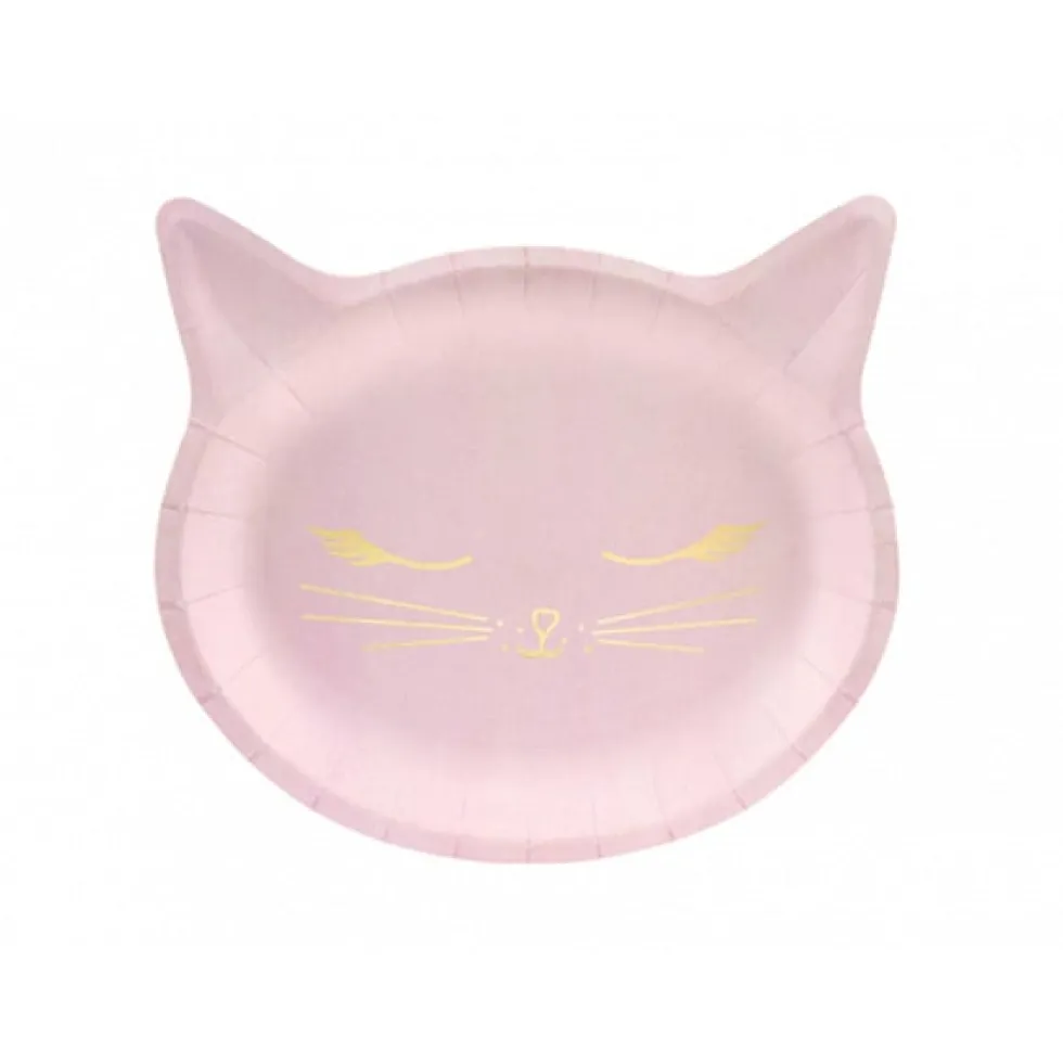 Cat - Formade tallrikar 6-pack