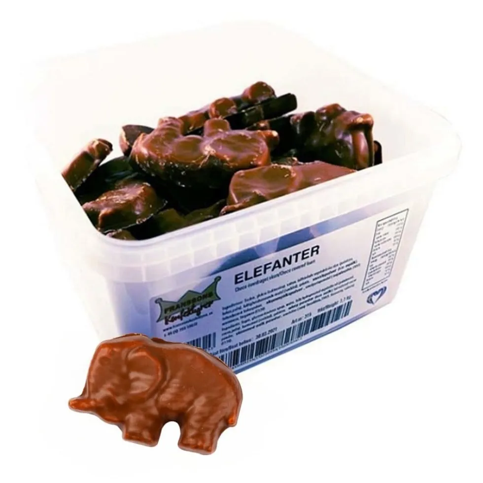Chokladelefanter Storpack 1,1 kg