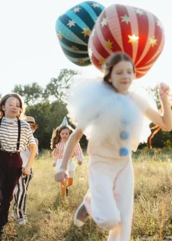 Cirkus Grön Folieballong 75 cm