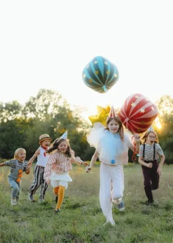 Cirkus Röd Folieballong 75 cm