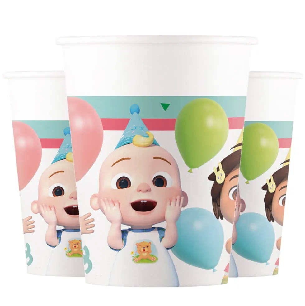 Cocomelon - Pappmuggar 8-pack