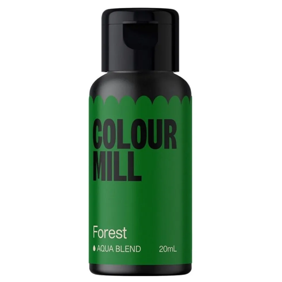 Colour Mill - Vattenbaserad ätbar färg mörkgrön 20 ml