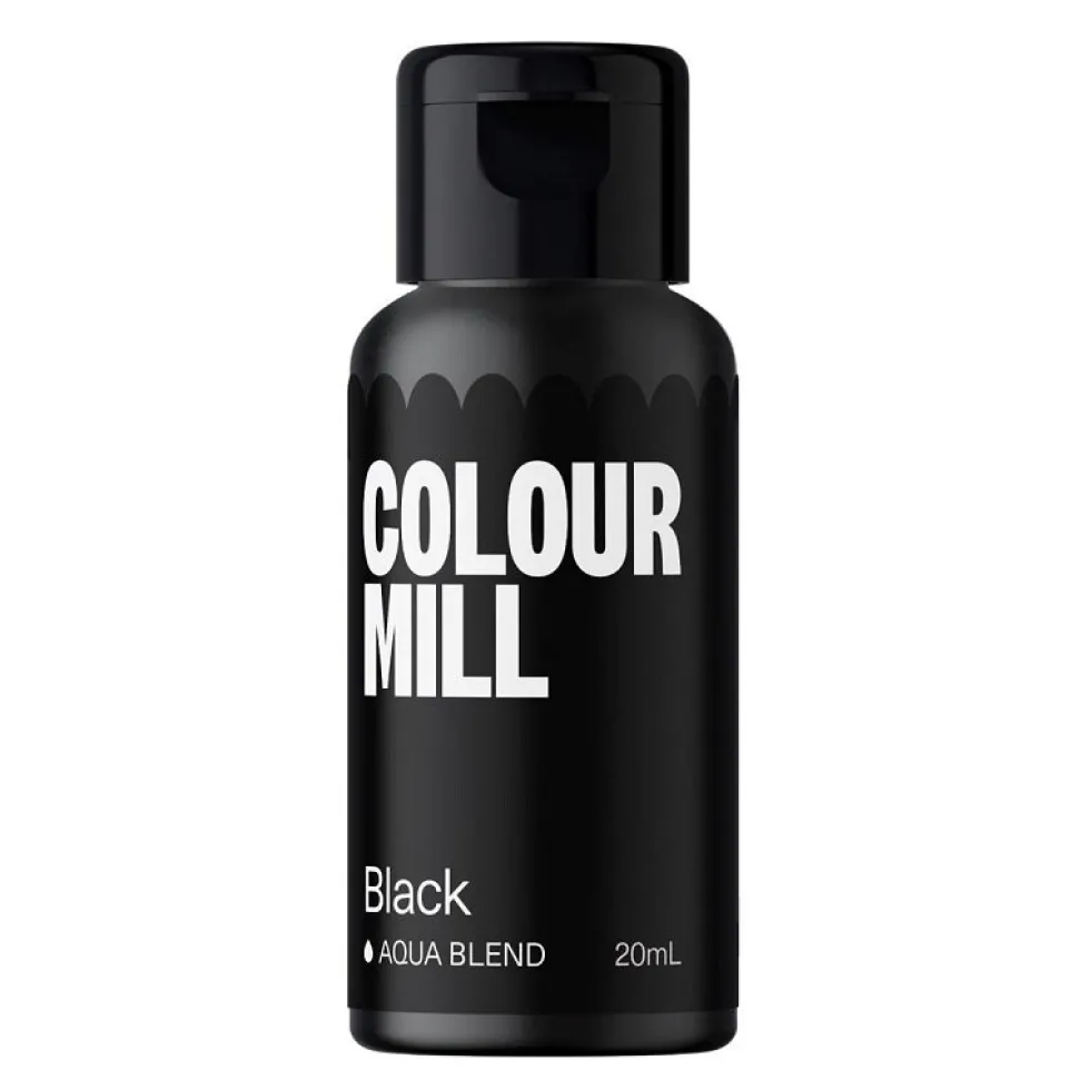 Colour Mill - Vattenbaserad ätbar färg svart 20 ml