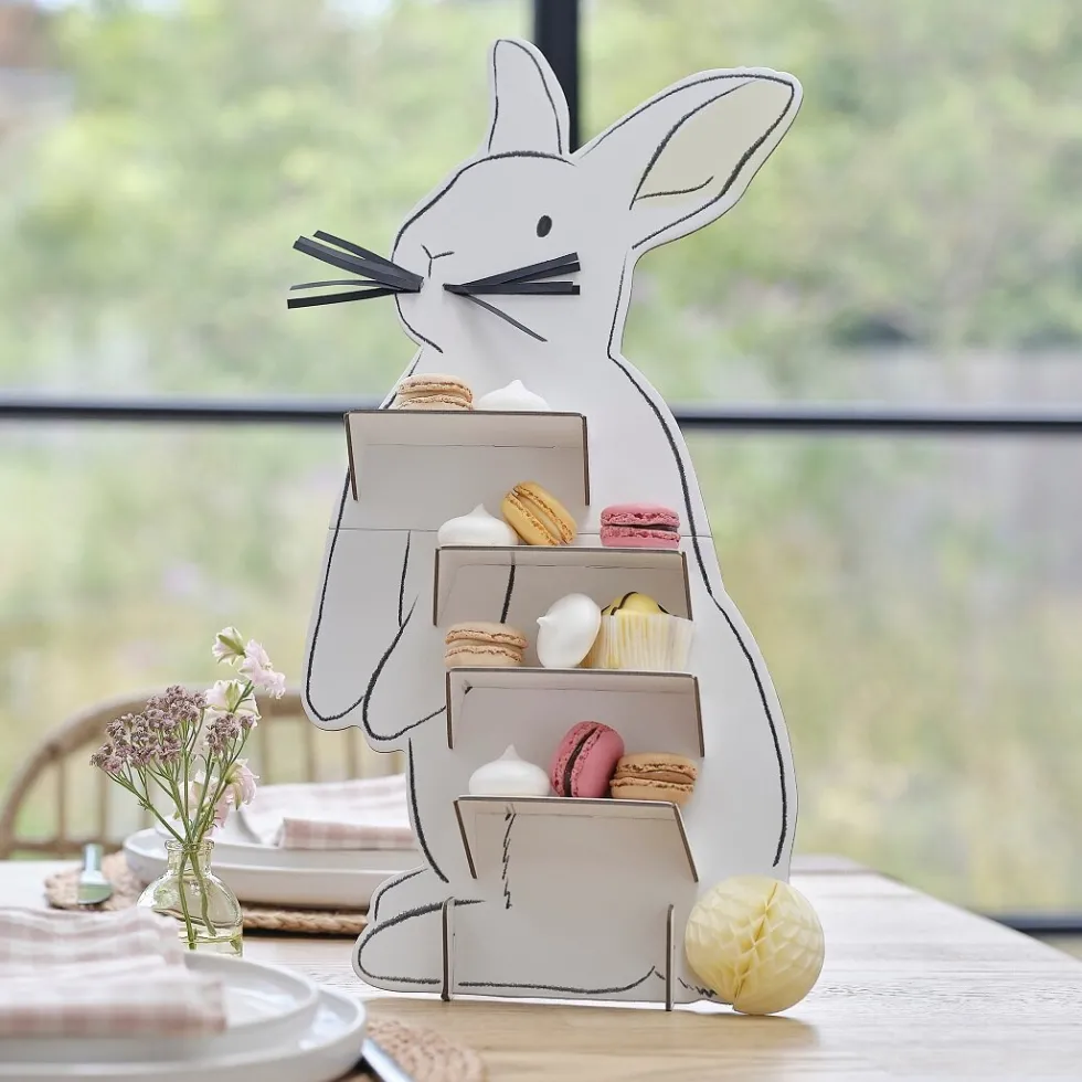 Cupcake - Godisställ Påskhare 50 x 24 cm