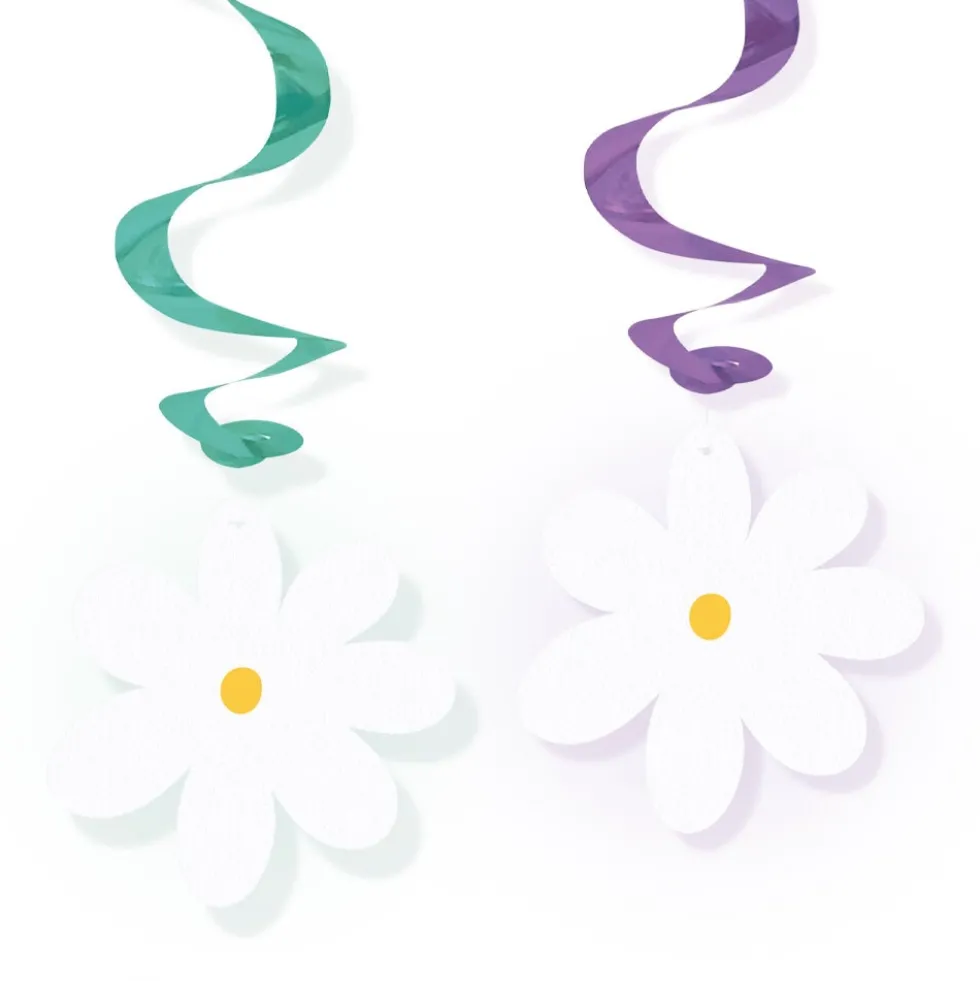 Daisies Hängande Swirls 4-pack