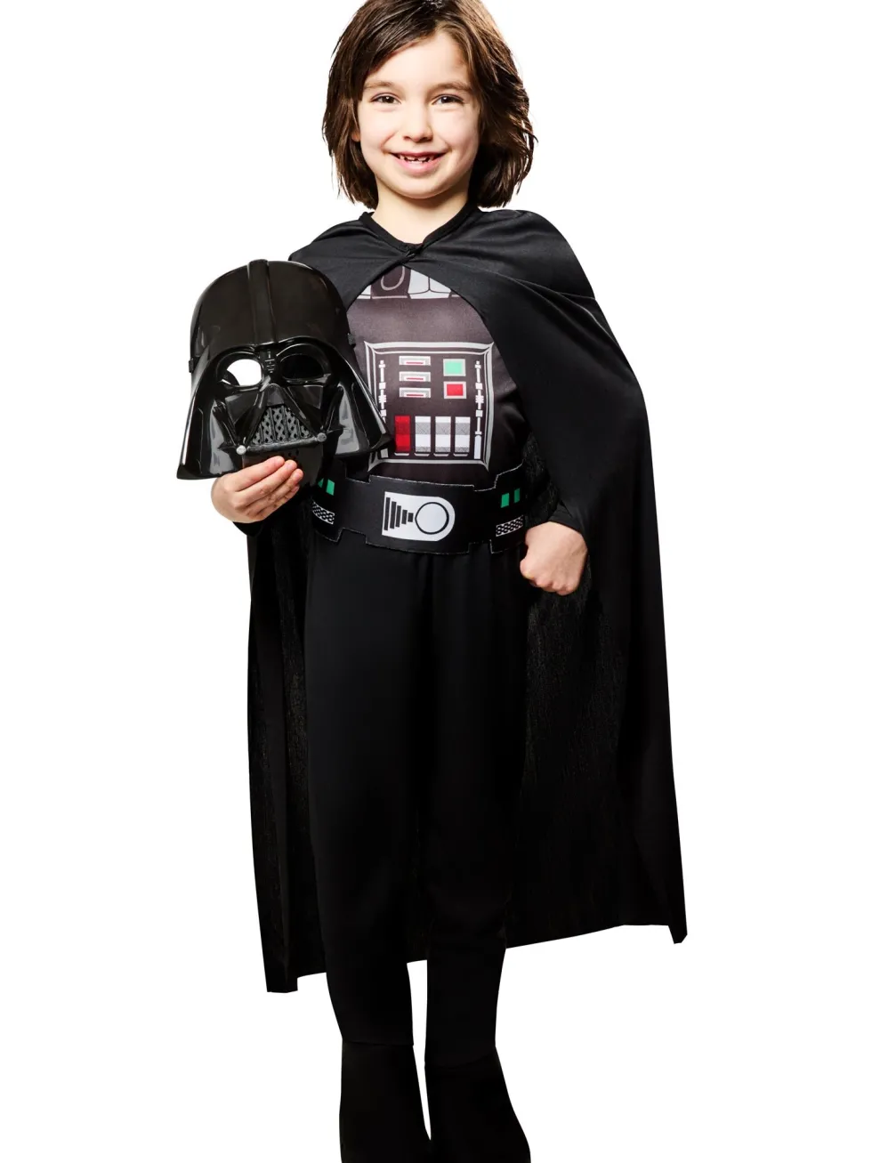 Darth Vader Maskeraddräkt Barn 7-8 år (122-128 cm)