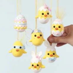 Dekorationsägg i frigolit 5-pack