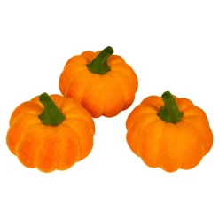 Dekorationspumpor med sammetslen yta 3-pack