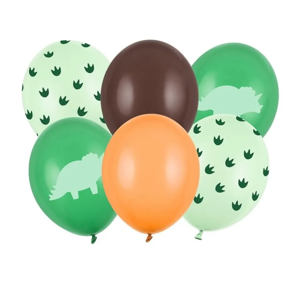Dinosaurie - Ballongmix 6-pack