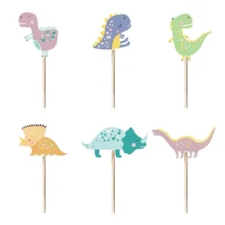 Dinosaurie Cake Toppers 6-pack