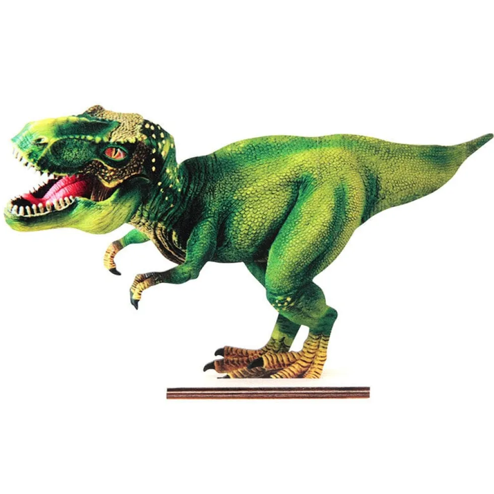 Dinosaurie - 2D Bordsdekoration i trä 24 cm